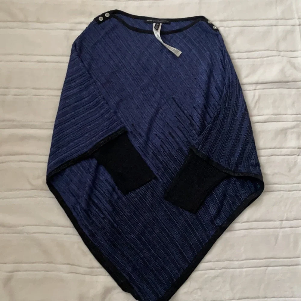 White House Black Market Sweater Blue SP/MP - Picture 2 of 5